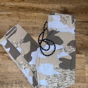 Aerie Camouflage Print Joggers
